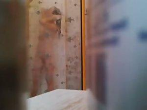 Tiny sister spied naked by her brother Picture 2