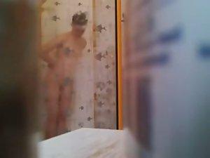 Tiny sister spied naked by her brother Picture 4