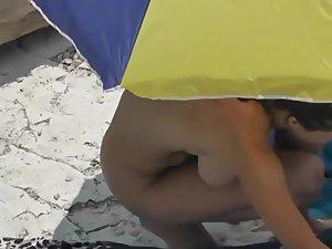 Naturist girl's pussy gets examined Picture 5