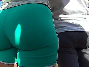 Big bubble butt in jogging shorts Picture 5