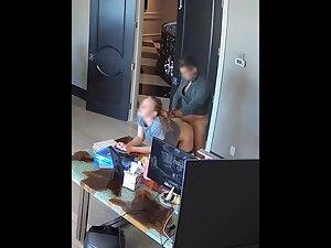 Secretary Boss Sex Camera - Hidden camera caught boss having sex with hot office assistant - Voyeur  Videos