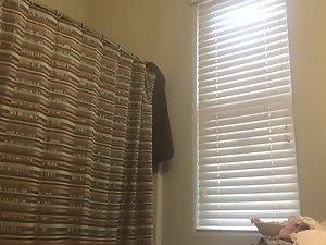 Spying on friend's brilliant naked tits Picture 1