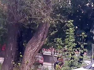 Couple trying to fuck out in the open Picture 3
