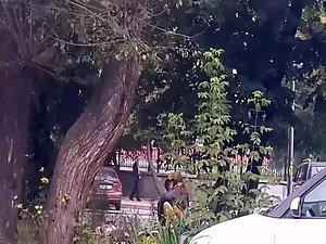 Couple trying to fuck out in the open Picture 5