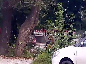 Couple trying to fuck out in the open Picture 7