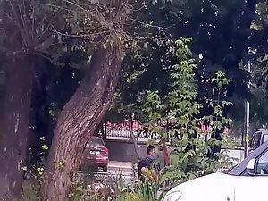 Couple trying to fuck out in the open Picture 8