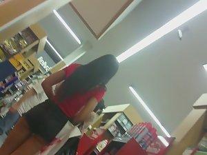 Teen beauty with delicate little ass in shorts Picture 8