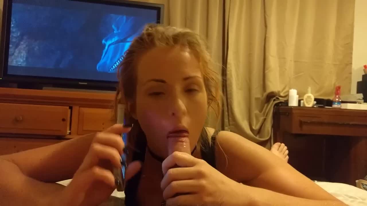 Girl Sucks Dick Talks Phone pic