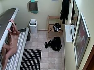 Multiple hidden cams in a tanning salon