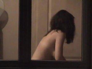 Peeping on neighbor girl's great rack Picture 6