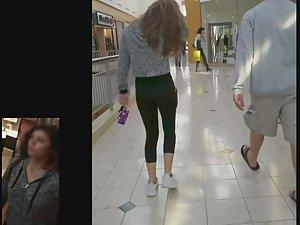 Hot teen walks like she owns the shopping mall Picture 1