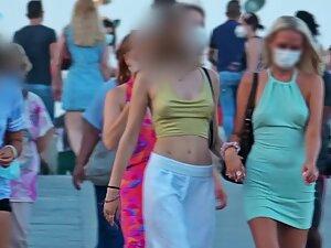 Perky tits jiggle when they walk faster Picture 7