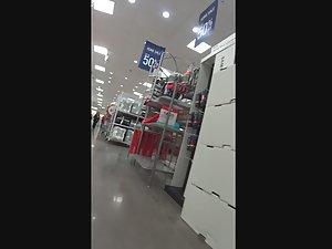 Teen ass is halfway out of cutoff shorts Picture 7