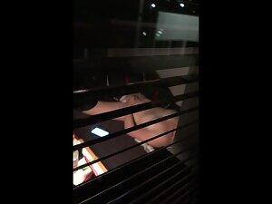 Window peeping on a satisfied pussy Picture 1