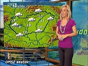 Hot cameltoe on a weather girl Picture 2