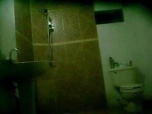 Spying her as she showers Picture 5