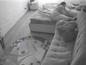 Hidden cam caught wife giving blowjob in bedroom Picture 3