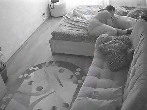 Hidden cam caught wife giving blowjob in bedroom Picture 4