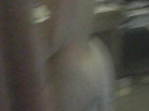 Peeping on an adorable teen girl Picture 1