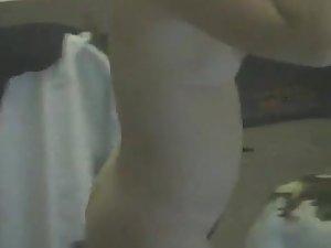 Peeping on an adorable teen girl Picture 4