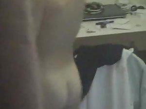 Peeping on an adorable teen girl Picture 8