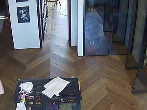 Hidden cam caught rich milf getting dressed Picture 2