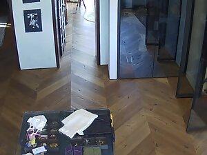 Hidden cam caught rich milf getting dressed Picture 3