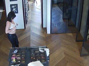 Hidden cam caught rich milf getting dressed Picture 7