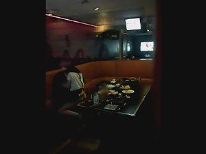 Sex in private restaurant booth Picture 4