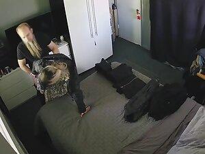 Urgent sex got caught by hidden camera in bedroom Picture 1