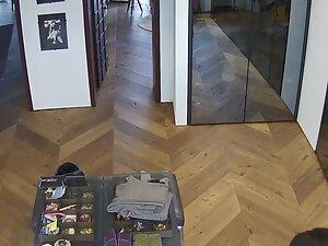 Spying on rich milf in her big wardrobe Picture 1