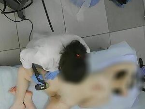 Petite girl spreads legs and open ass during hair removal Picture 2