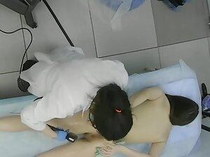 Petite girl spreads legs and open ass during hair removal Picture 7