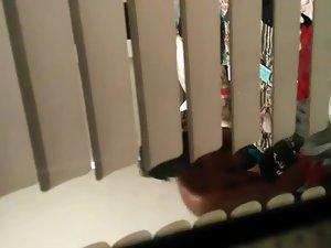 Ghetto girl peeped in her own home Picture 6