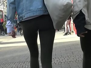 Slim long legs with a nice gap between thighs