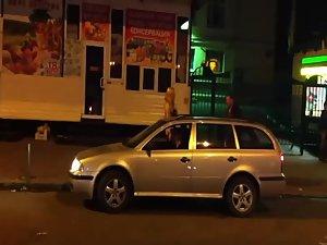 Prostitute in a thong found a client Picture 7