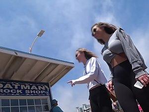 Purse strap between juicy big tits Picture 1