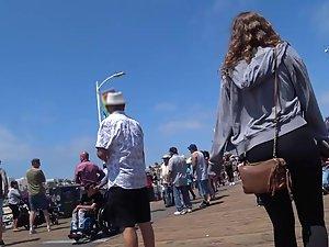 Purse strap between juicy big tits Picture 3