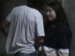 Street voyeur caught blowjob and kissing Picture 8