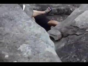 Voyeur catches them hiding and fucking Picture 8