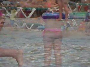 She accidentally showed ass tan line Picture 3