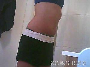 Sexy tan lines spied on her athletic body Picture 3