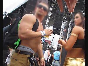 Perfect party girl with big buff boyfriend Picture 2