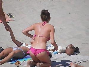 Extraordinary big boobs in pink bikini Picture 5