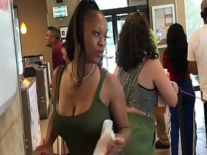 Such busty black woman can't go unnoticed