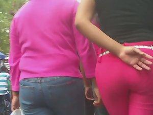 Attention whore in tight pink pants Picture 2
