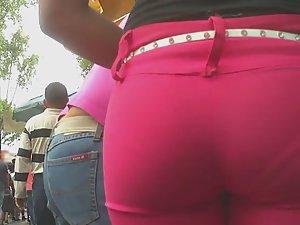 Attention whore in tight pink pants Picture 4