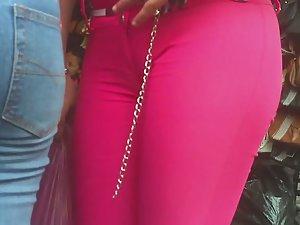 Attention whore in tight pink pants Picture 8