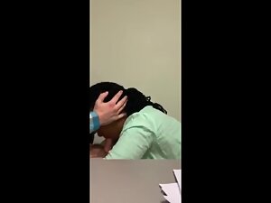 Black girl gives amazing blowjob to a white guy Picture 5