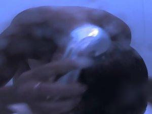 Tan lines form her bikini getting spied Picture 3